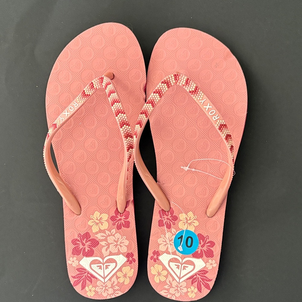 Roxy Coral Floral Sandals